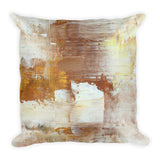Honey Brown Square Pillow - The Modern Home Co. by Liz Moran