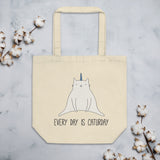 Caturday - Eco Tote Bag - The Modern Home Co. by Liz Moran