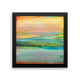 Minimalist Art - Abstract Sky and Clouds - Framed Art Print - The Modern Home Co. by Liz Moran