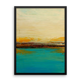 Abstract Seascape Print – Blue and White Wall Art – Framed Poster Print - The Modern Home Co. by Liz Moran