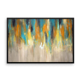 Blue and Yellow Wall Art - Framed Art Print - The Modern Home Co. by Liz Moran