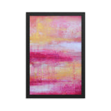 Sherbet - Framed Poster Print - The Modern Home Co. by Liz Moran