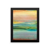 Minimalist Art - Abstract Sky and Clouds - Framed Art Print - The Modern Home Co. by Liz Moran