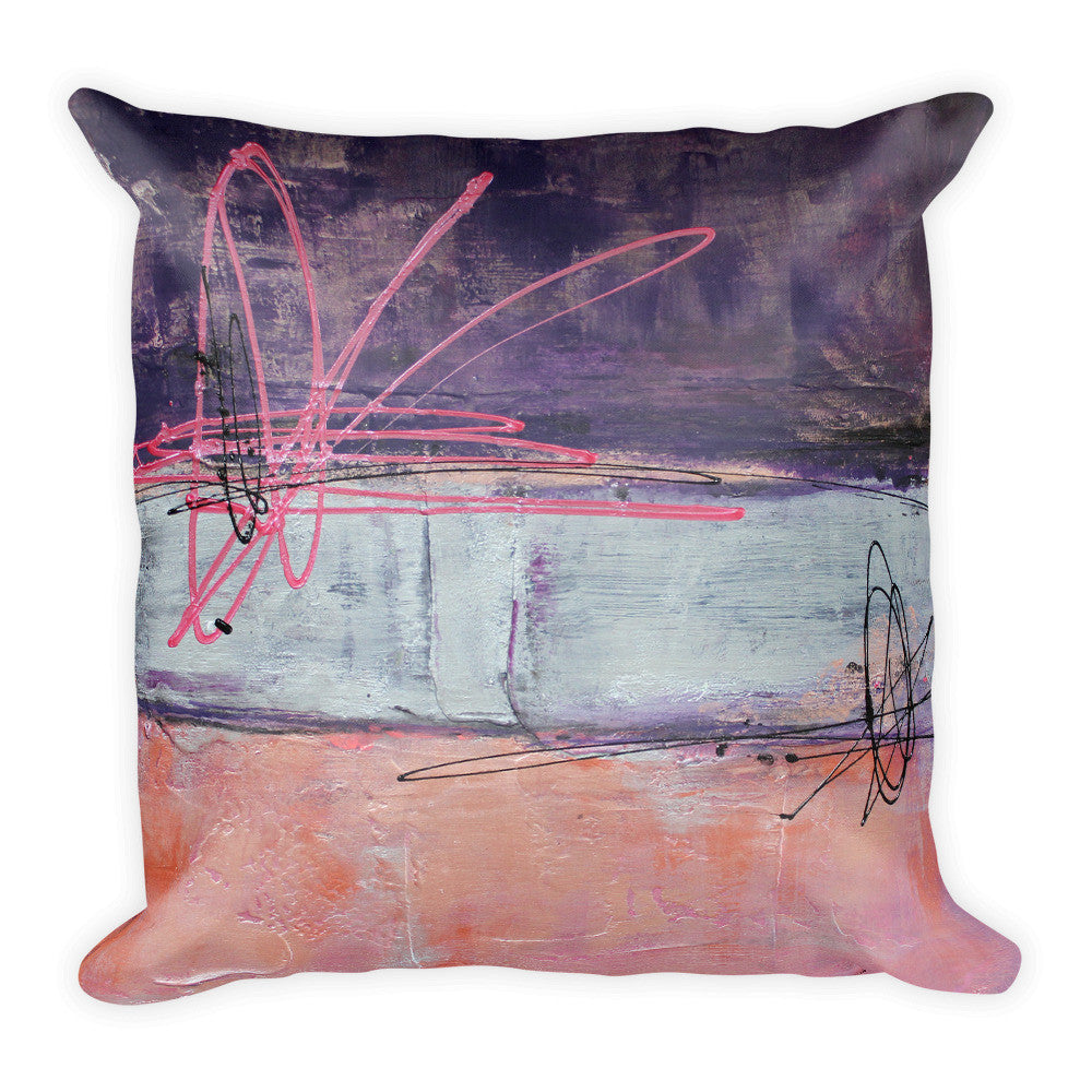 Sugar Plum - Pink and Purple Throw Pillow - The Modern Home Co. by Liz Moran