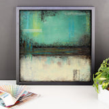 Green and White Wall Decor - Framed Print - The Modern Home Co. by Liz Moran