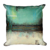 Sage Green and Ivory Throw Pillow - The Modern Home Co. by Liz Moran