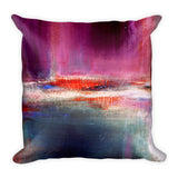 Romance – Purple and Blue Throw Pillow - The Modern Home Co. by Liz Moran