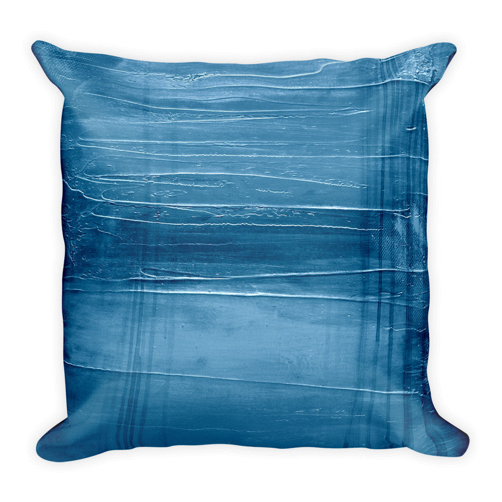 Modern Blue Throw Pillow - The Modern Home Co. by Liz Moran