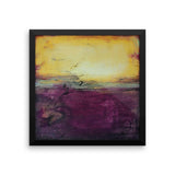 Purple Abstract Art - Framed Art - Poster Print - The Modern Home Co. by Liz Moran