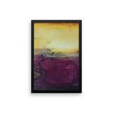 Purple Abstract Art - Framed Art - Poster Print - The Modern Home Co. by Liz Moran