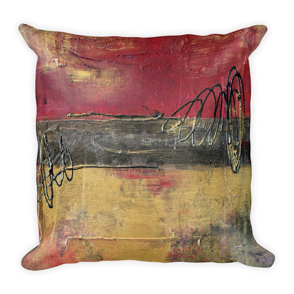 Metallic Square Series I - Throw Pillow - The Modern Home Co. by Liz Moran