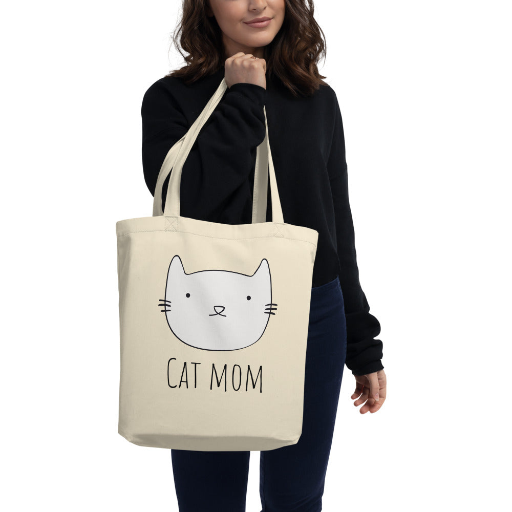 Eco Tote Bag - Cat Mom - The Modern Home Co. by Liz Moran