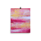 Sherbet - Abstract Poster Print - The Modern Home Co. by Liz Moran