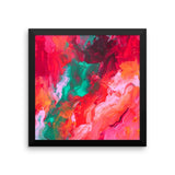 Pink and Teal Wall Art - Framed Poster - Art Print - The Modern Home Co. by Liz Moran