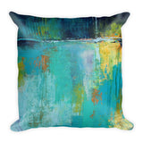 Tranquil Nights - Urban Abstract Throw Pillow - The Modern Home Co. by Liz Moran