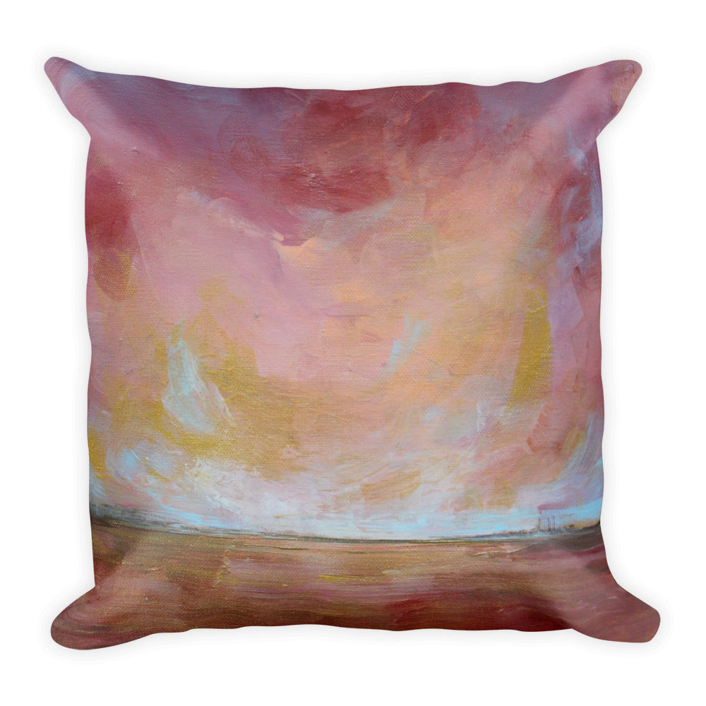 Sunburst - Abstract Throw Pillow - The Modern Home Co. by Liz Moran