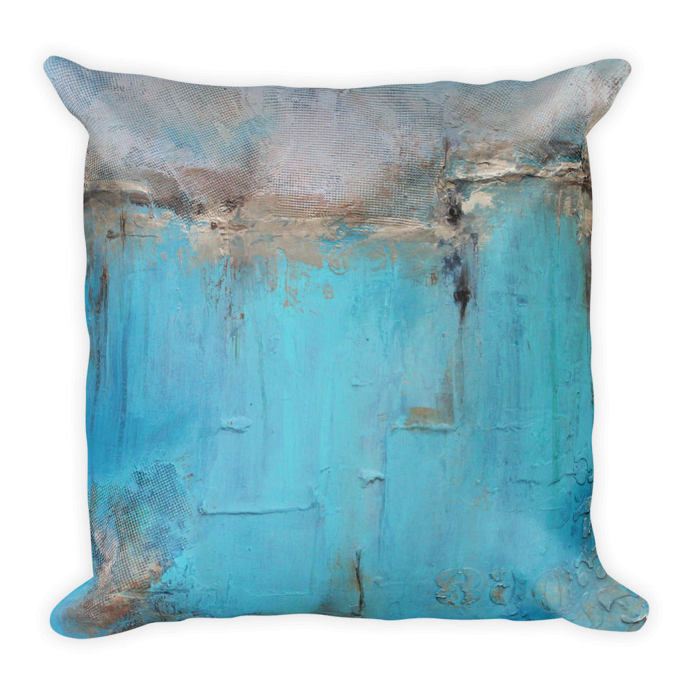 Blue and White Decorative Pillow - The Modern Home Co. by Liz Moran