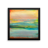 Minimalist Art - Abstract Sky and Clouds - Framed Art Print - The Modern Home Co. by Liz Moran