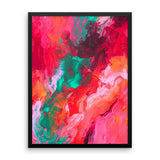 Pink and Teal Wall Art - Framed Poster - Art Print - The Modern Home Co. by Liz Moran