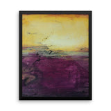 Purple Abstract Art - Framed Art - Poster Print - The Modern Home Co. by Liz Moran