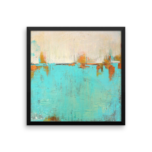 Sea of Whispers - Framed poster print - The Modern Home Co. by Liz Moran
