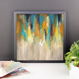 Blue and Yellow Wall Art - Framed Art Print - The Modern Home Co. by Liz Moran