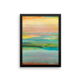 Minimalist Art - Abstract Sky and Clouds - Framed Art Print - The Modern Home Co. by Liz Moran