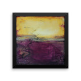 Purple Abstract Art - Framed Art - Poster Print - The Modern Home Co. by Liz Moran