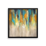 Blue and Yellow Wall Art - Framed Art Print - The Modern Home Co. by Liz Moran