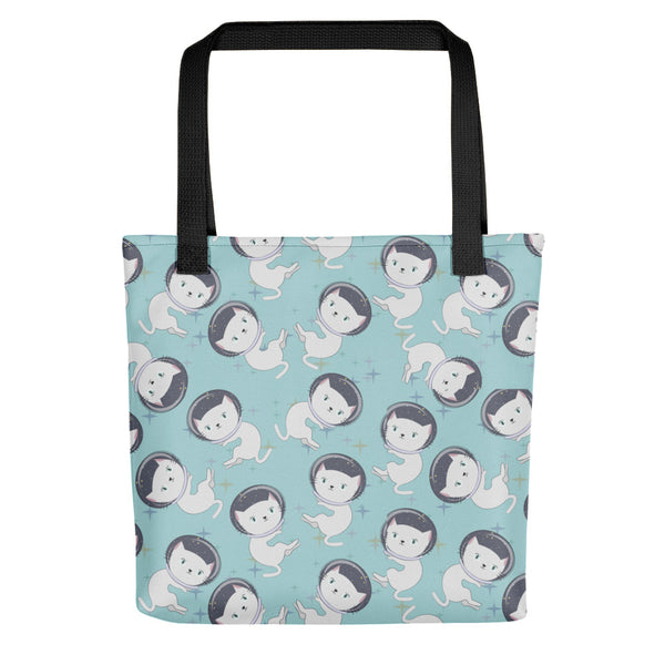 Teal Cat -Tote bag - The Modern Home Co. by Liz Moran