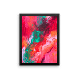 Pink and Teal Wall Art - Framed Poster - Art Print - The Modern Home Co. by Liz Moran