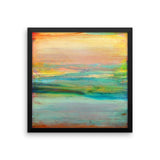 Minimalist Art - Abstract Sky and Clouds - Framed Art Print - The Modern Home Co. by Liz Moran