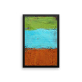 Rusted Graffiti - Framed photo paper poster - The Modern Home Co. by Liz Moran