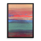 Umbre Art - Abstract Landscape - Framed Art Print - The Modern Home Co. by Liz Moran