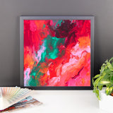 Pink and Teal Wall Art - Framed Poster - Art Print - The Modern Home Co. by Liz Moran