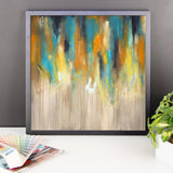 Blue and Yellow Wall Art - Framed Art Print - The Modern Home Co. by Liz Moran