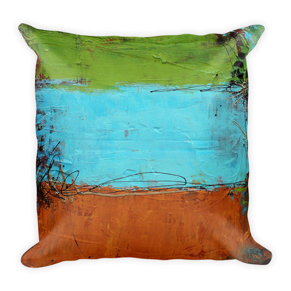 Rusted Graffiti - Throw Pillow - The Modern Home Co. by Liz Moran