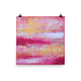 Sherbet - Abstract Poster Print - The Modern Home Co. by Liz Moran