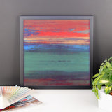 Umbre Art - Abstract Landscape - Framed Art Print - The Modern Home Co. by Liz Moran