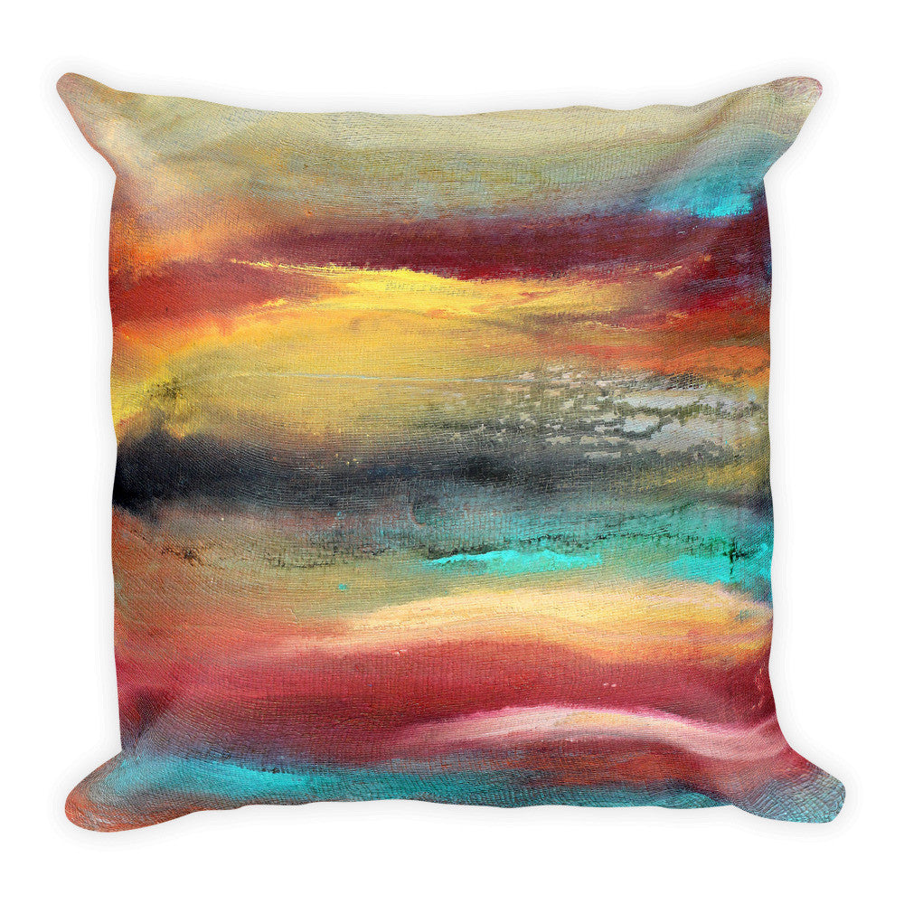 Castaway - Colorful Throw Pillow - The Modern Home Co. by Liz Moran