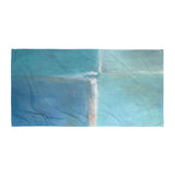 Abstract Teal Beach Towel