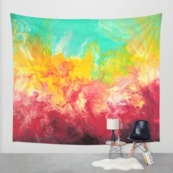 Abstract Rainbow - Wall Tapestry - The Modern Home Co. by Liz Moran
