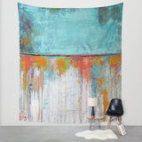 Blue and White Wall Tapestry - Summer Decor - Wall Tapestry - The Modern Home Co. by Liz Moran