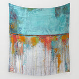 Blue and White Wall Tapestry - Summer Decor - Wall Tapestry - The Modern Home Co. by Liz Moran